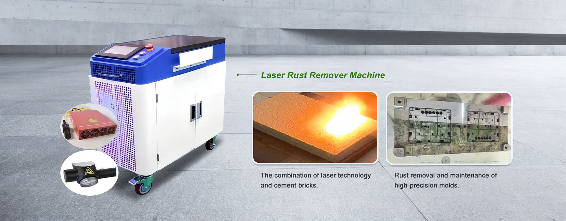Txinako laser herdoila kentzeko makina fabrikatzailea